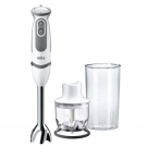 BRAUN MINIPIMER MQ 5020 VARIO IDENTITY COLLECTION 2 IN 1 750 W 21 VELOCITA' COLORE BIANCO